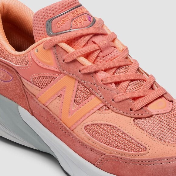 New Balance 990 v6 Mens Size 7.5 Womens 9 Made in USA Salmon U990SR6 Shoes NEW - Picture 8 of 11